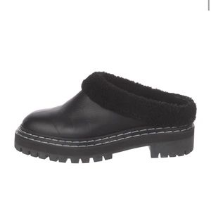 Proenza Schouler Shearling Lug Sole Mules
